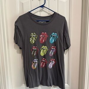 The Rolling Stones Women’s Graphic T-Shirt - Gray